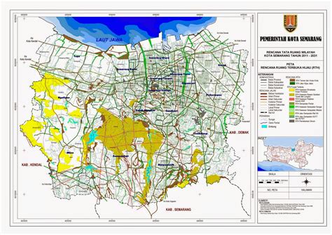 > Peta Lengkap Indonesia: Peta Rencana Ruang Terbuka Hijau (RTH) Kota ...