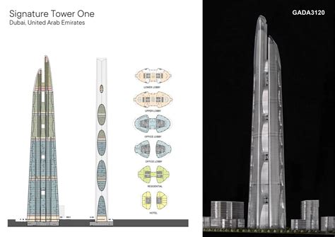 Signature Tower One | Adrian Smith + Gordon Gill Architecture ...