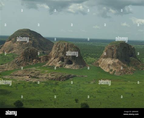 An aerial view of beautiful mountains in Chad, Africa Stock Photo - Alamy