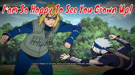 Minato Vs Kakashi! Minato Is Happy Seeing Kakashi's Growth! NSUNS4 New ...