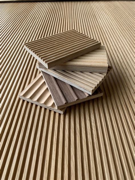 Fluted & Reeded Panels in Oak, Walnut & Birch | Wood wall design, Interior wall design, Wood ...