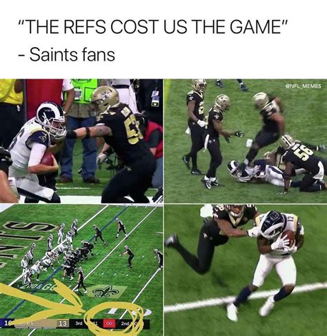 Memes mock gut-wrenching playoff losses by Saints, Chiefs