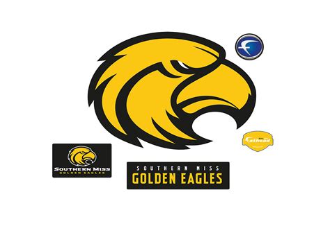 Southern Miss Golden Eagles Logo Wall Decal | Shop Fathead® for ...