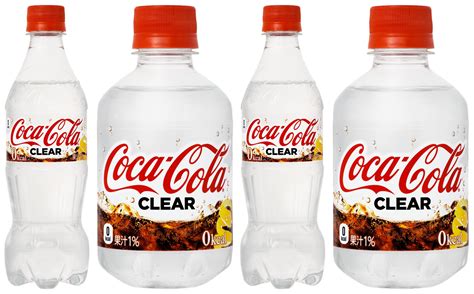 Au Japon, Coca a dévoilé un nouveau Coca-Cola transparent