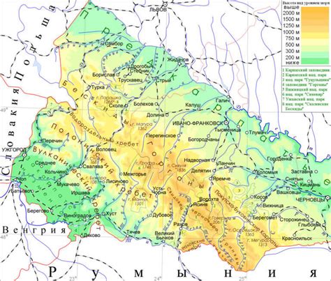 Map of Zakarpattia, Ukraine - Thong Thai Real