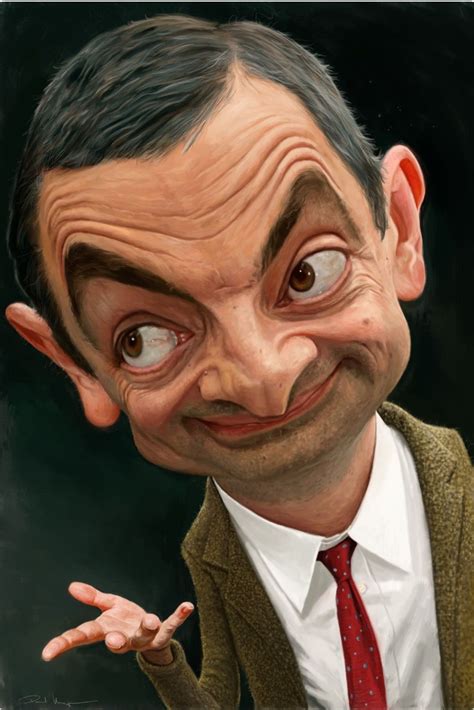 Rowan Atkinson / Mr. Bean Cartoon Faces, Funny Faces, Cartoon ...