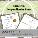 Parallel Lines And A Transversal Proofs Teaching Resources | TPT