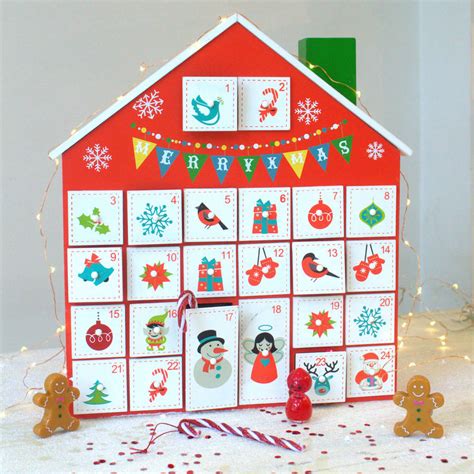 Christmas House Childrens Advent Calendar By Little Ella James | notonthehighstreet.com
