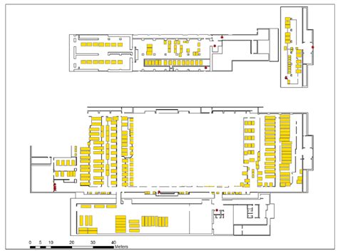 Indoor space layout of the semiconductor production which is subject of ...