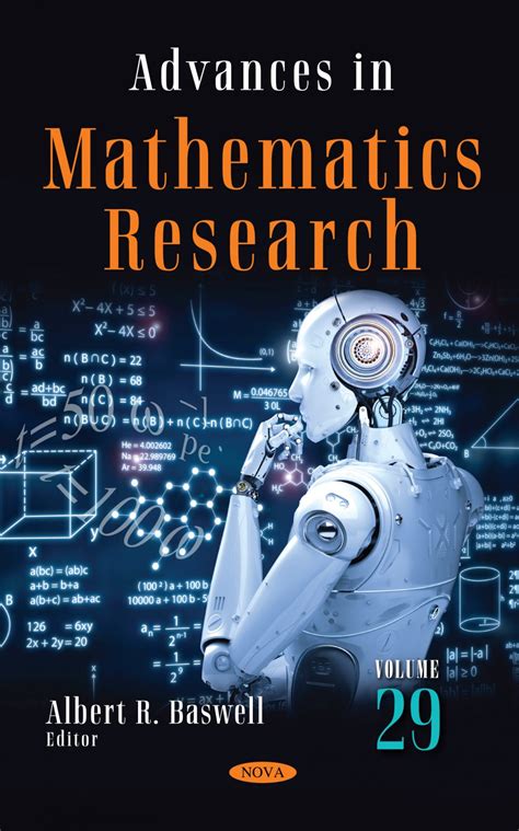 Advances in Mathematics Research. Volume 29 – Nova Science Publishers