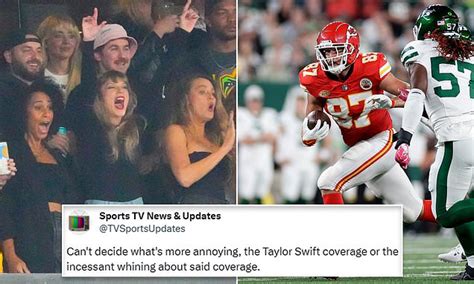 'These Taylor Swift cutaways during Chiefs games have got to go': Diehard football fans fume at ...