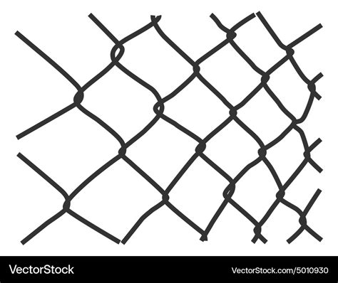 Wire fence Royalty Free Vector Image - VectorStock