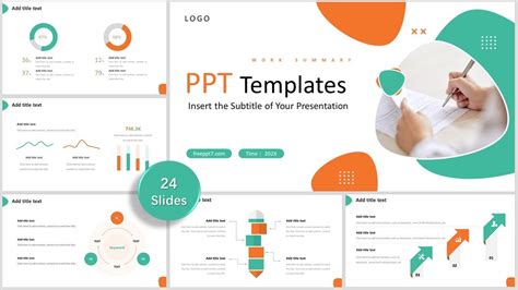 Excellent! High-end work report PowerPoint template! - YouTube