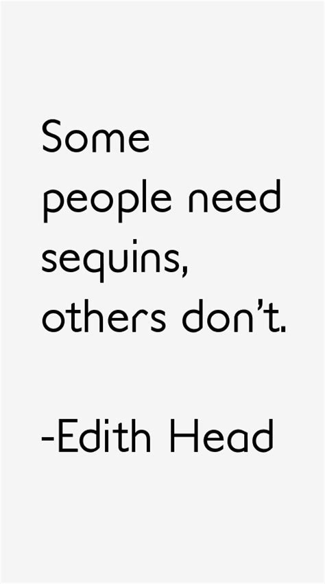 Edith Head Quotes & Sayings