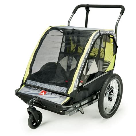 Allen Sports Deluxe 2-Child Bicycle Trailer & Stroller - Walmart.com - Walmart.com