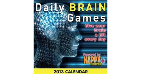 Daily Brain Games Calendar: Give Your Brain a Lift Every Day by HAPPYneuron