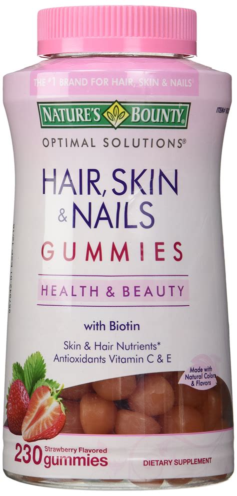 Buy Nature's Bounty Hair Skin and Nails, 230 Gummies, 230 Count (Pack of 1) Online at desertcartUAE