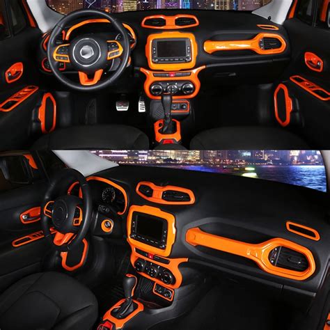 Car Styling Car Accessories Interior Accessories Decoration Cover For Jeep Renegade 2015 2016 ...