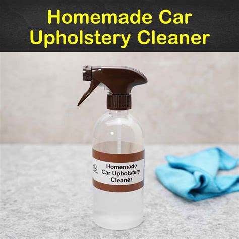 8 Easy-to-Make Car Upholstery Cleaner Recipes