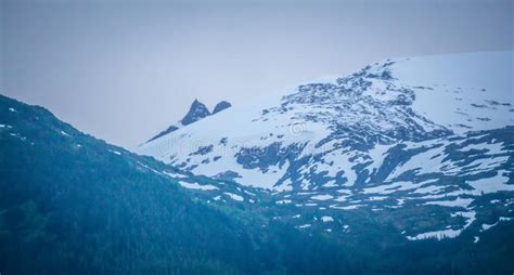 Beautiful Landscape in Alaska Mountains Stock Photo - Image of clouds ...