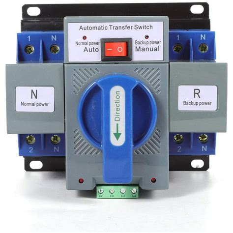 Dual Power Automatic Transfer Switch Generator Changeover Switch 110V ...