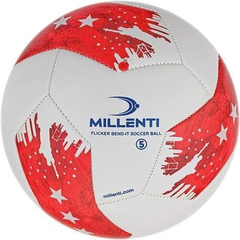 Millenti US Soccer Ball Size 5 - USA Red White and Blue Soccer Balls - Classic - Walmart.com ...