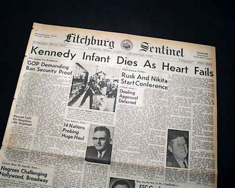 PATRICK BOUVIER KENNEDY Born JFK John F. Kennedy Baby DEATH 1963 Old on PopScreen