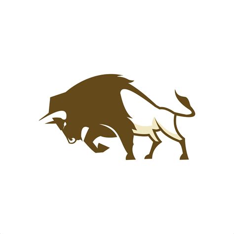 Cartoon Bison Logo Animal Illustration 5094415 Vector Art at Vecteezy