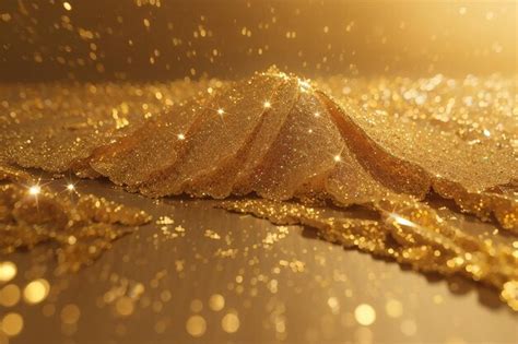 Premium AI Image | Elegant gold glitter background