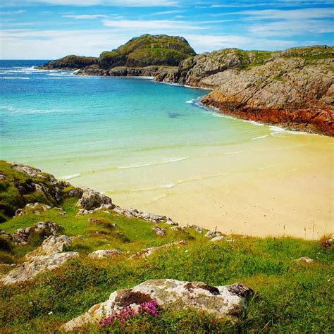 Nice warm beach on the Isle of Iona, Scotland | Isle of iona, Scotland travel, Places to go