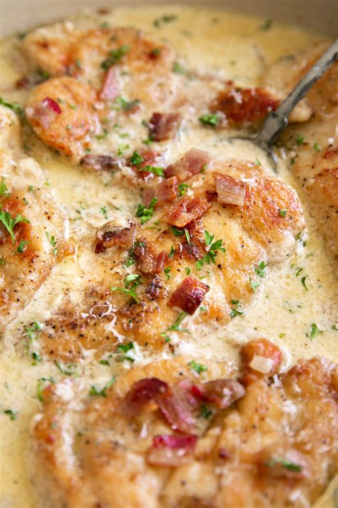 Creamy Bacon Chicken - The Forked Spoon