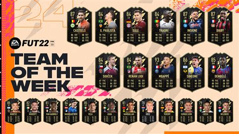 EA Sports adds TOTW 24 to FIFA 22 Ultimate Team - Dot Esports