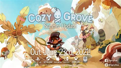 Cozy Grove - "Summer Update" out now on Switch (version 2.0.0), patch notes and trailer