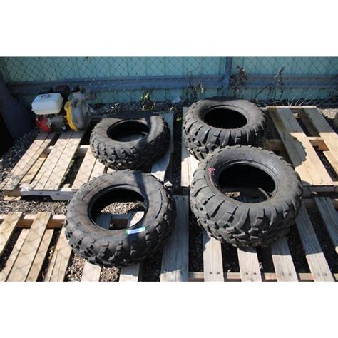 **(4) ATV Tires-sizes in description - Bodnarus Auctioneering