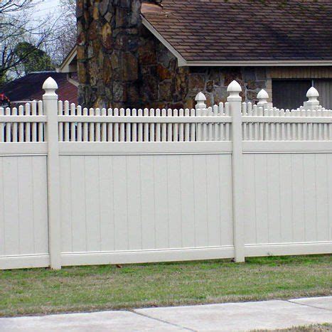 Lowes Vinyl Fence Panels with Different Colors Options | Vinyl fence, Pvc fence, Backyard fences