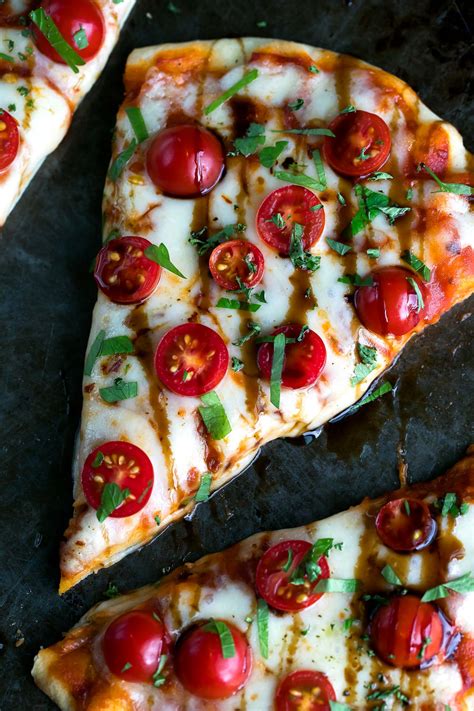 Margherita Flatbread Pizza Recipe - Peas and Crayons