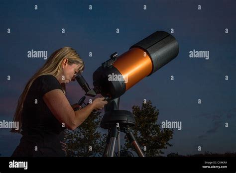 Amateur astronomer and telescope hi-res stock photography and images - Alamy