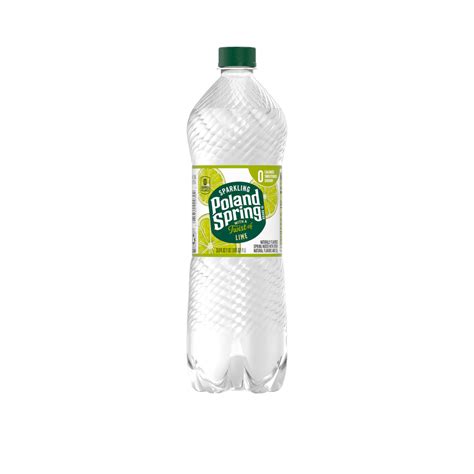 Poland Spring® Zesty Lime Sparkling Water | 1 Liter 12-Pack | ReadyRefresh