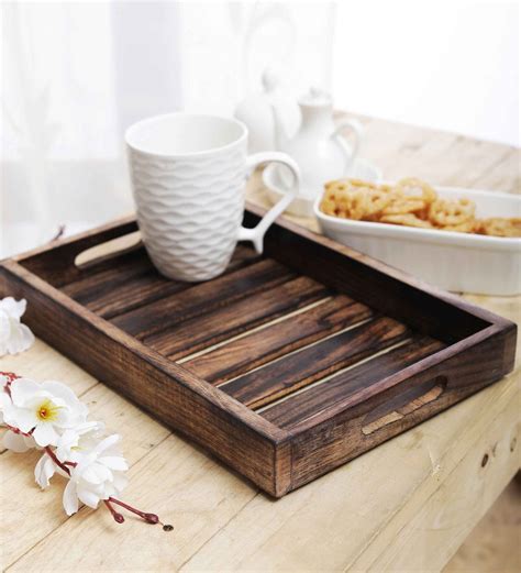 Buy Wooden Rectangle Serving Tray by Cdi Online - Serving Trays - Serving Trays - Discontinued ...