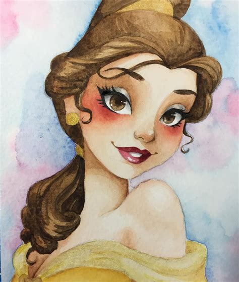 Belle. #disneyfanart #disneyarts #disneyart #belle #beautyandthebeast # ...