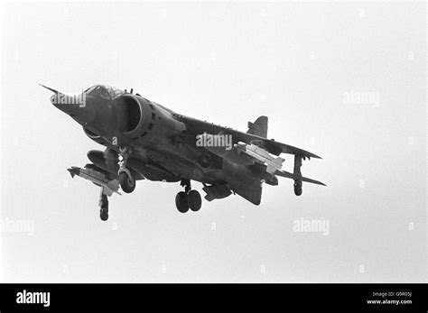 Falklands War - RAF Harrier Stock Photo - Alamy