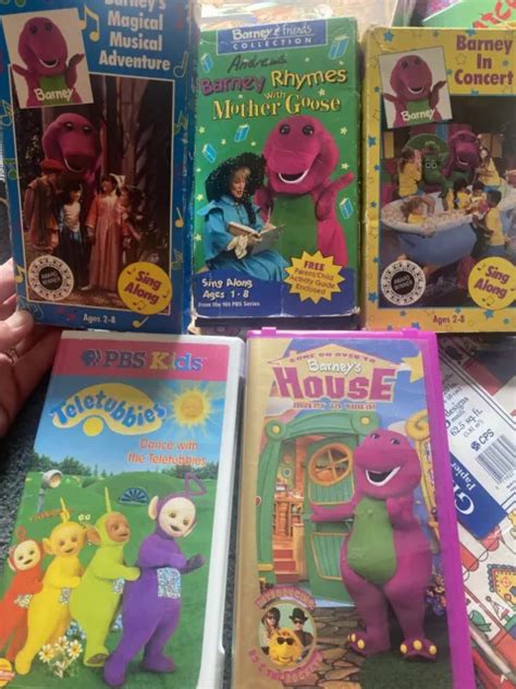 BARNEY LOT OF 4 VHS Vintage Sing And Dance. Magical Musical Adventure ...