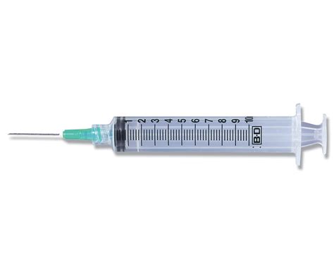 BD 10 mL Luer-Lok™ Syringes with PrecisionGlide™ Detachable Needle - Save at Tiger Medical, Inc