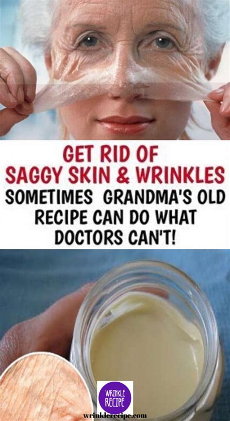 Homemade wrinkle cream recipes | Wrinkle cream recipe, Deep wrinkles, Homemade wrinkle cream