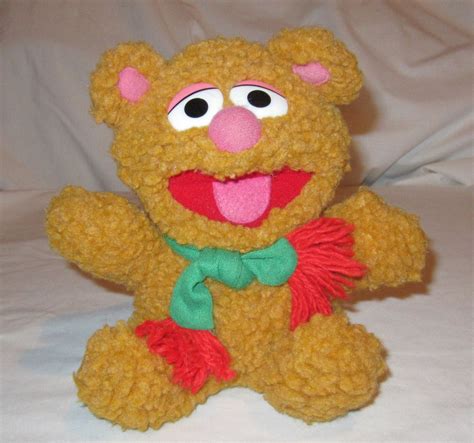 Baby Fozzie Bear Plush Toy Sesame Street Animal by GussiesEmporium