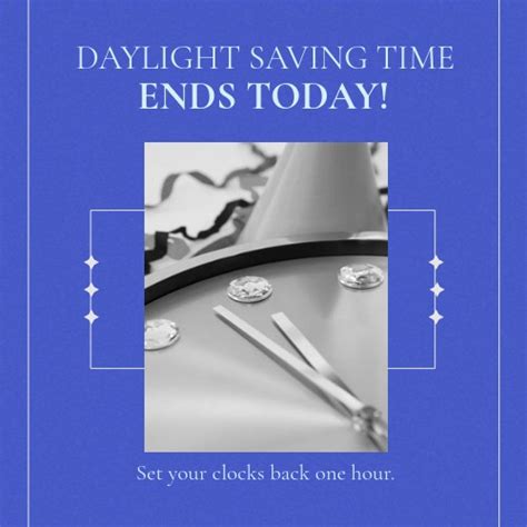 Design Wizard -Download Free Daylight Savings Time Ends Templates templates