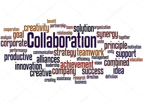 Collaboration, word cloud concept 5 — Stock Photo © kataklinger #119069860