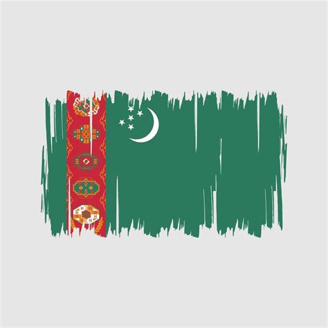 Turkmenistan Flag Vector. National Flag 9944586 Vector Art at Vecteezy