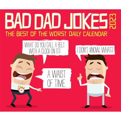 Dad Jokes Calendar 2023 - Printable Word Searches