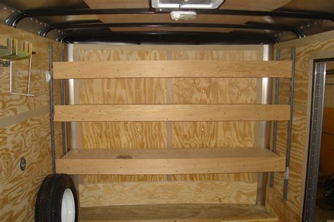 Enclosed Utility Trailer Shelving Ideas | It Still Runs